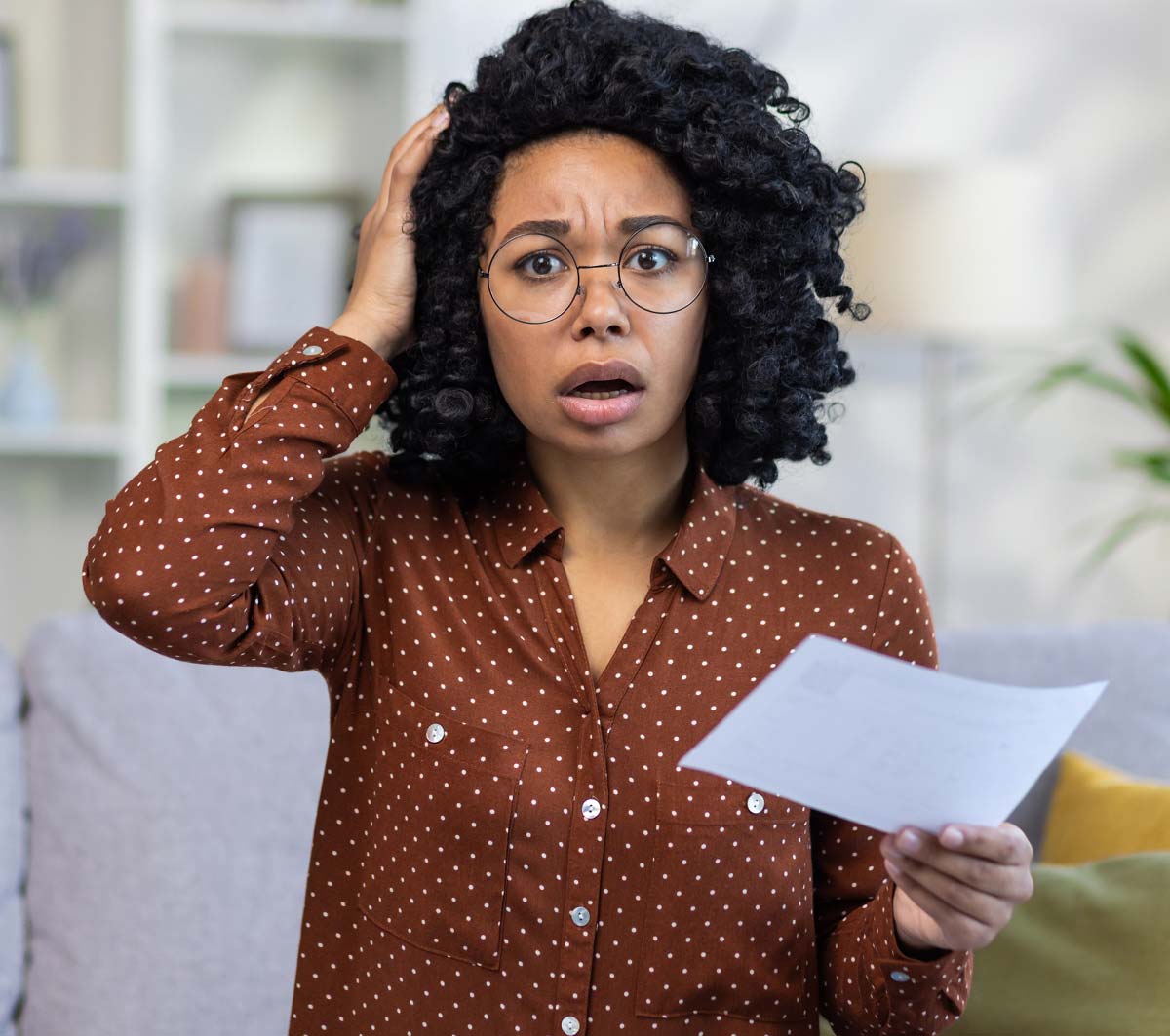 Woman considering whether to get a new CV